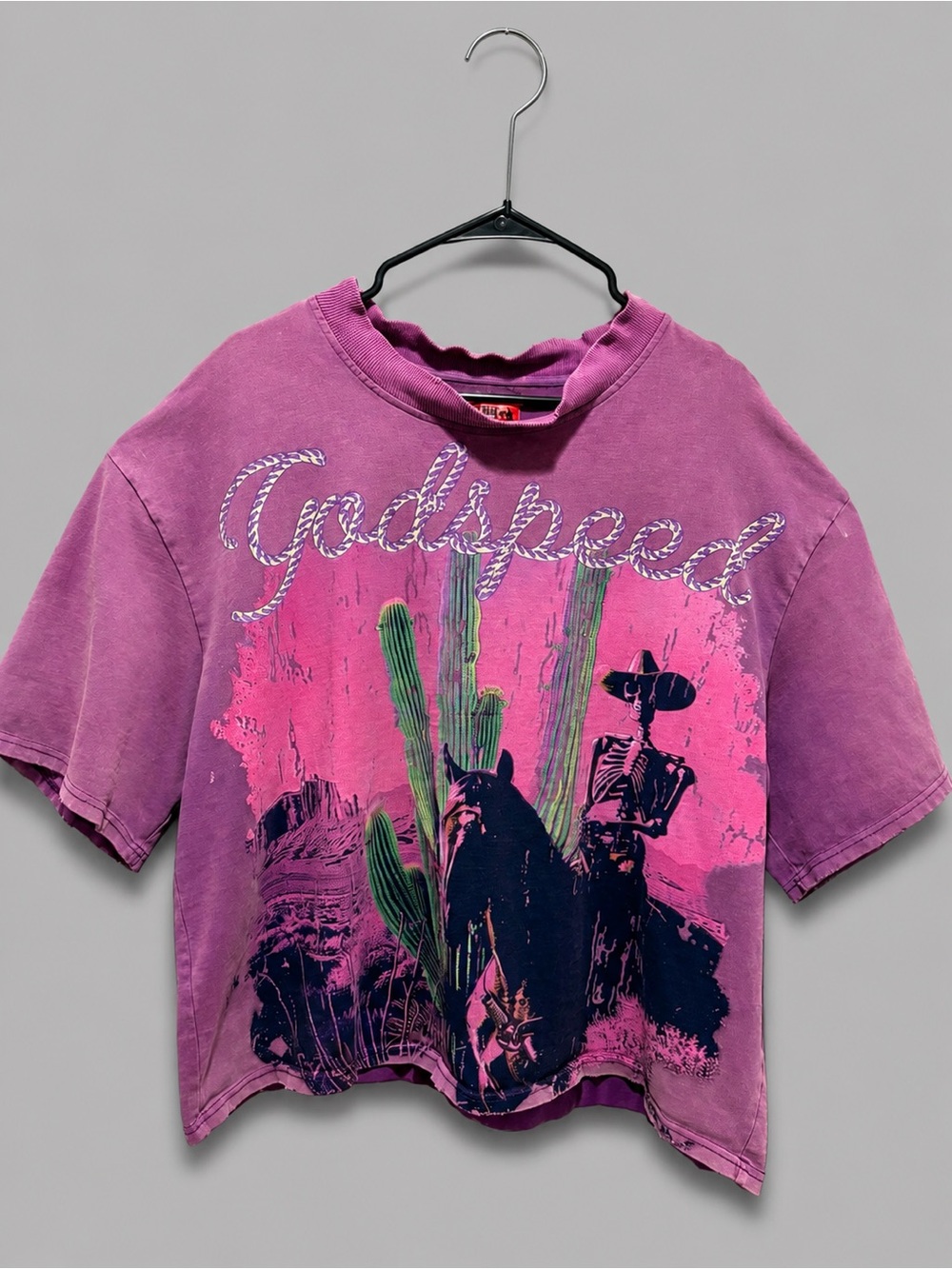 GodSpeed WestWorld Purple Wash Graphic T-Shirt